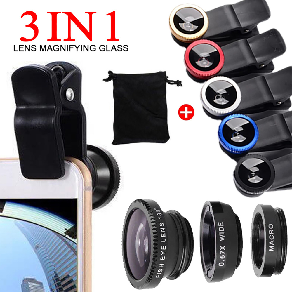 Photography Zooming - Objectif universel 3 en 1 pour