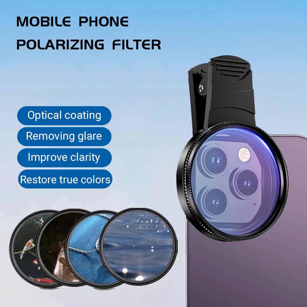 Photography Zooming - Objectif de téléphone portable universel polarisant