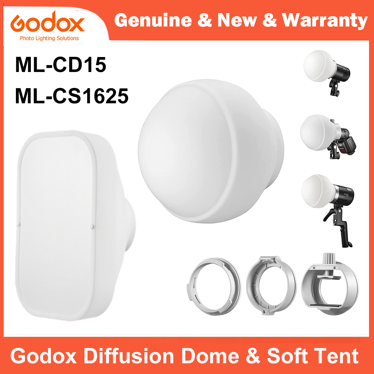 Pop Up Flash Diffuser - Dôme de diffusion Godox ML-CD15 et