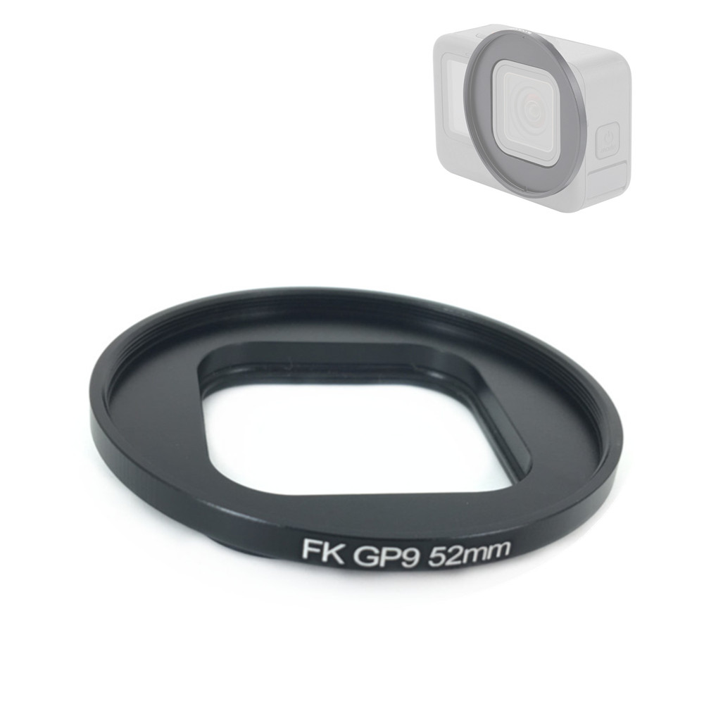 Gopro Action Camera Hero 11 Black - Anneau adaptateur de filtre d'objectif 52mm,