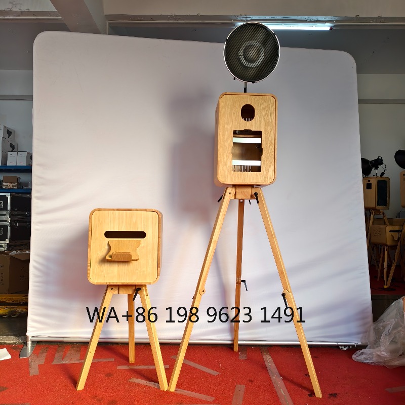 Photography Wedding - Photomaton rétro en bois avec compatibilité