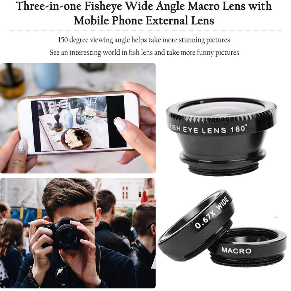 Objectif universel 3 en 1 pour - Photography Zooming avis et prix