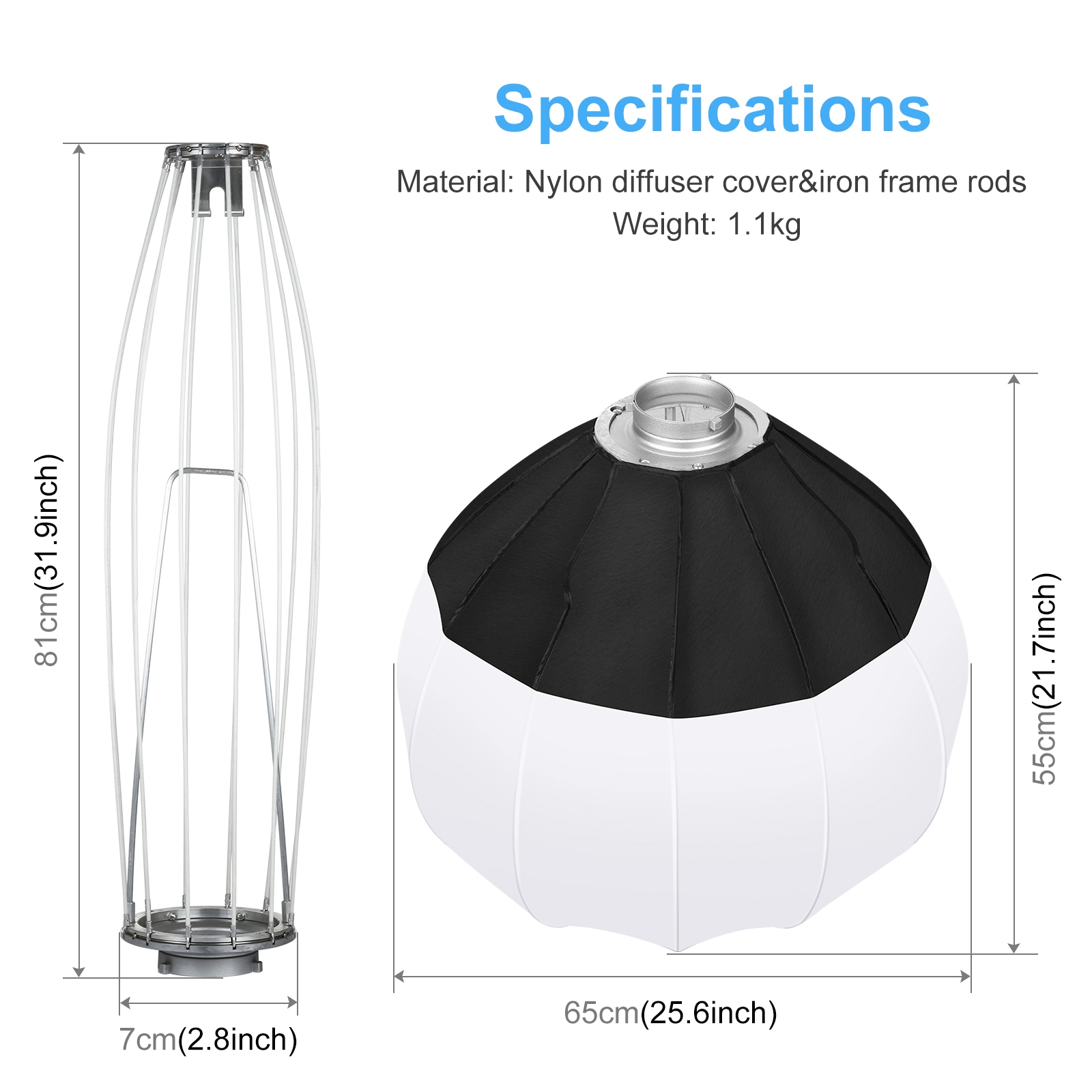 PULUZ-Boîte à lumière lanterne - Pop Up Flash Diffuser avis et prix