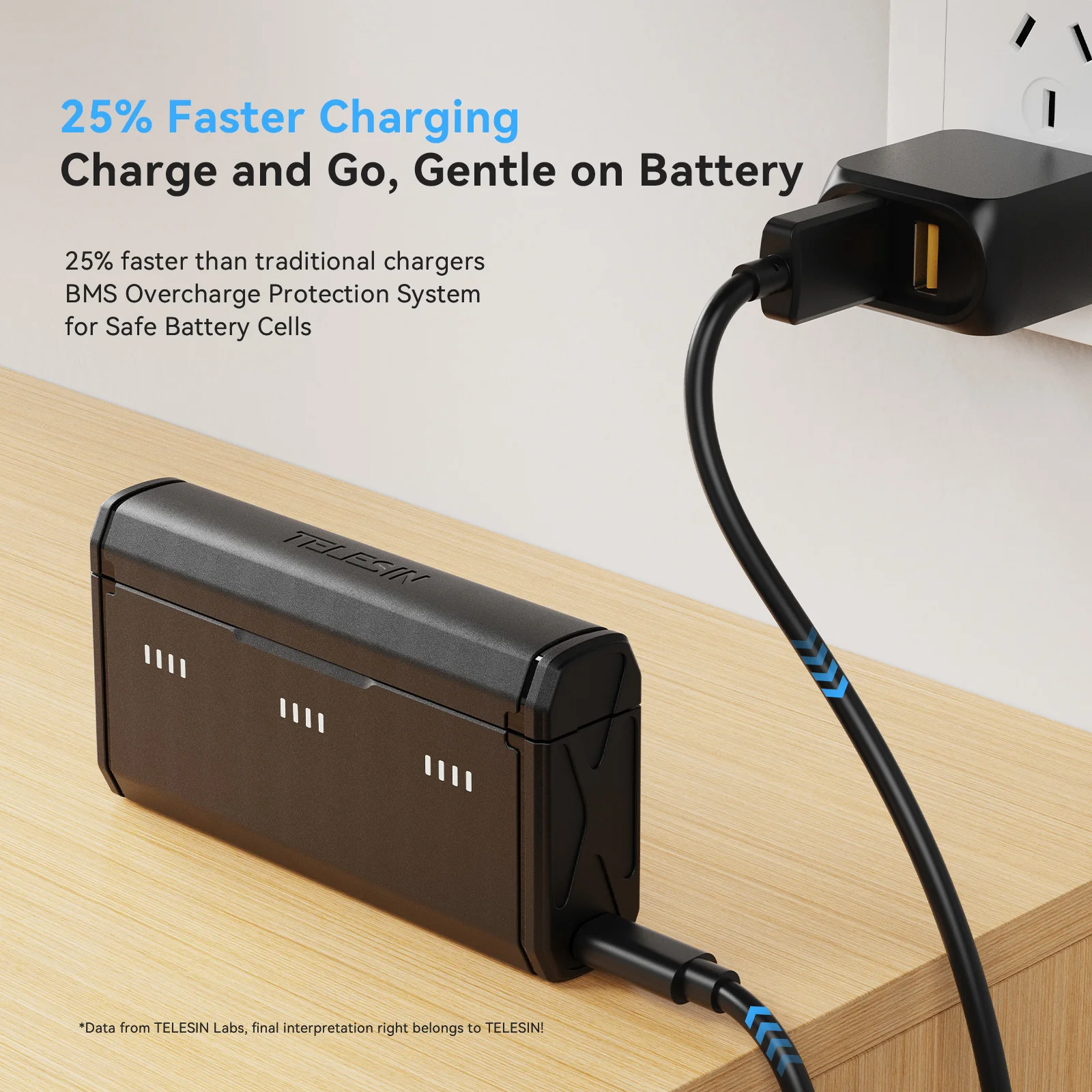 TELESIN – boîtier de charge ra - Gopro Action Camera Hero 11 Black avis et prix