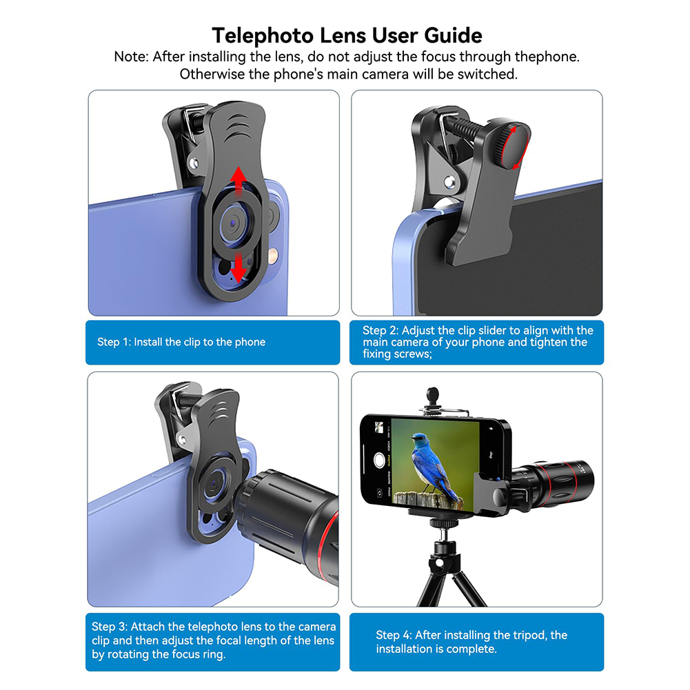 Kit d'objectifs pour téléphone - Photography Zooming avis et prix