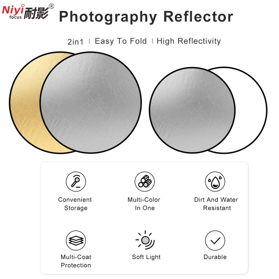 Réflecteur portable rond 2-en- - Pop Up Flash Diffuser avis et prix