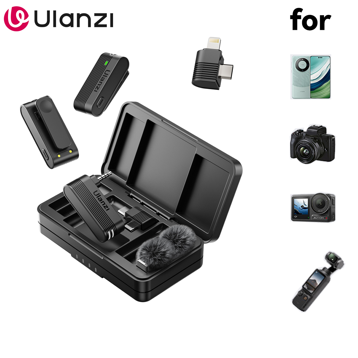 Ulanzi A100 Microphone Smartph - Photography Kit Xiaomi avis et prix