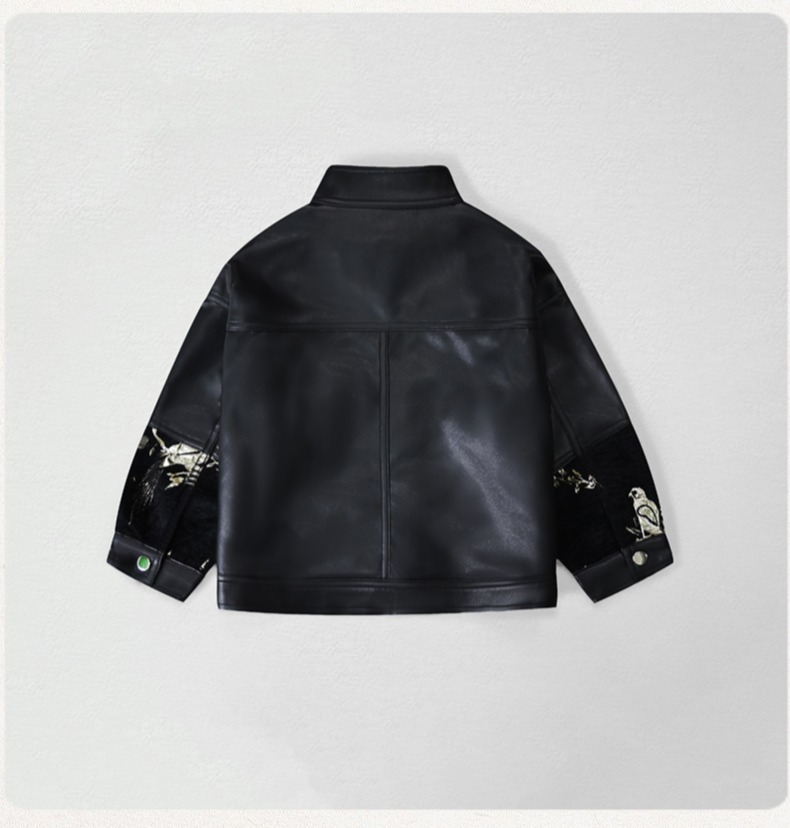 Veste de moto en cuir Pu brodé - Photography Wedding avis et prix