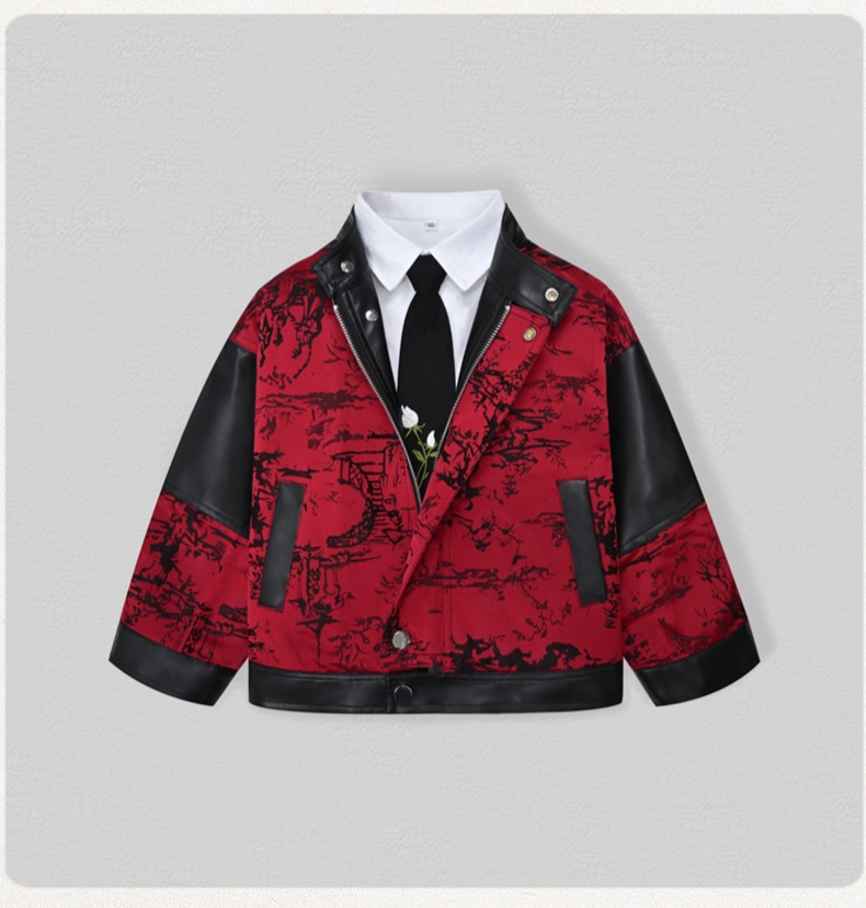 Veste de moto en cuir Pu brodé - Photography Wedding avis et prix